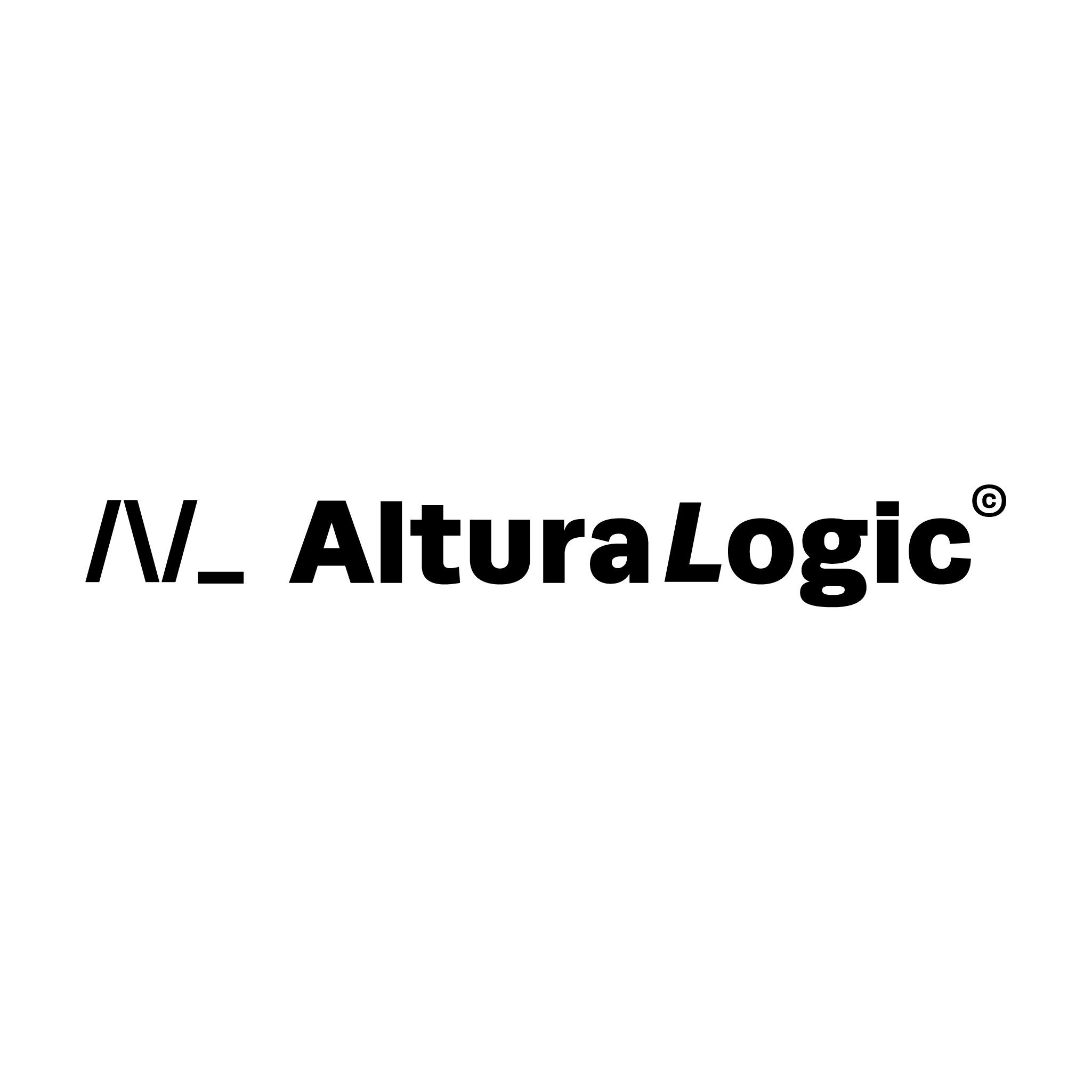 Altura wordmark on white