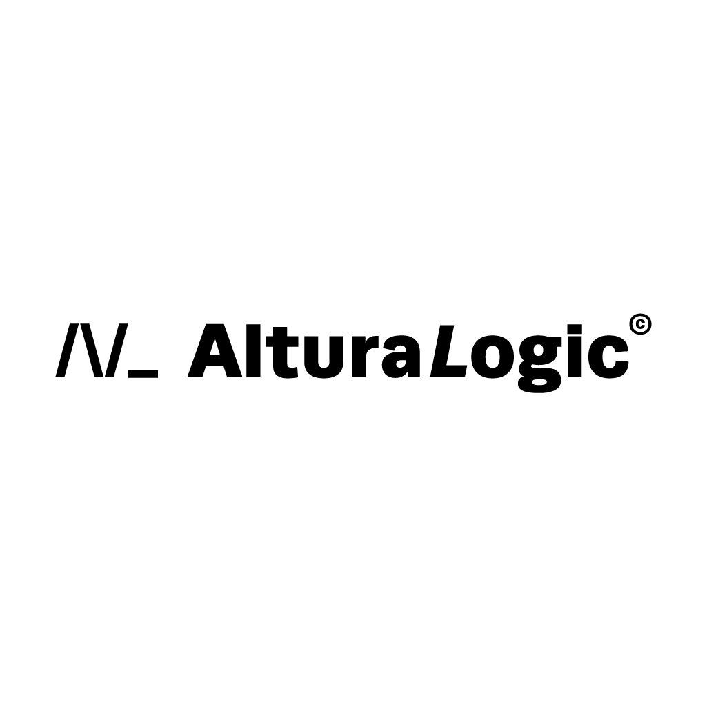 Altura small wordmark on white